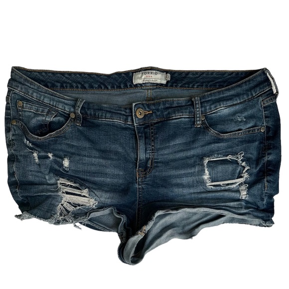 torrid Pants - Torrid Distressed Denim Cut off Shorts size 20
